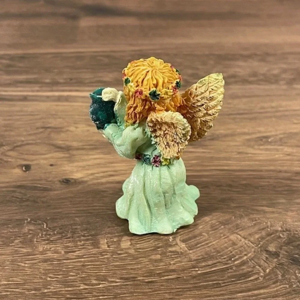 Miniature Whimsical Fairy Pixie figurines Fantasy Garden Floral Set of 3